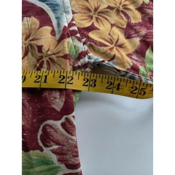 Pierre Cardin Mens Hawaiian Short Sleeve Button Shirt Floral 100% Cotton Size M - Picture 8 of 11